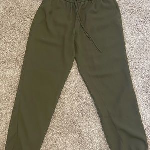 Express olive green pants